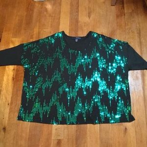 Party Like a Leprechaun! St. Patrick’s Sequin Top